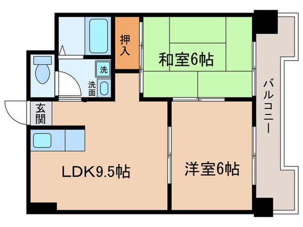 カサ松下の物件間取画像